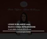 Legge Di Bilancio E Proroga Cassa Integrazione Covid-2021