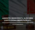 Ambiente E Biodiversità: Nuovi Beni Costituzionalmente Tutelati Per Le Future Generazioni. La Riforma Degli Artt. 9 E 41 Della Costituzione