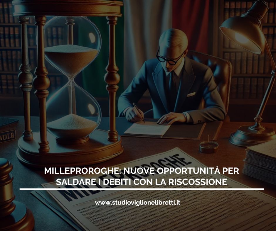 MILLEPROROGHE: NUOVE OPPORTUNITÀ PER SALDARE I DEBITI CON LA RISCOSSIONE